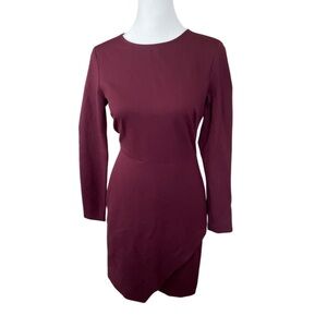 1 State maroon dress XS